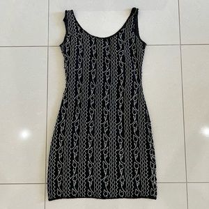 Vintage silk Scala mini dress